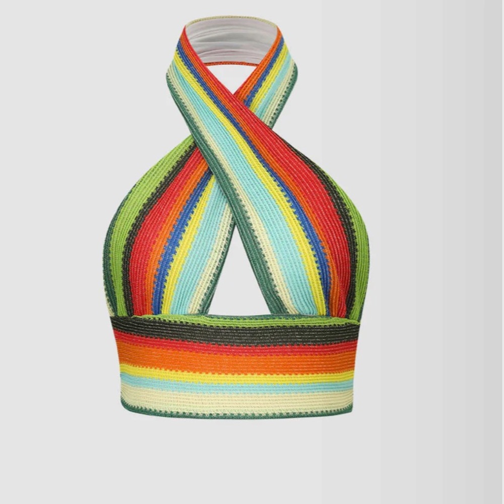 X small halter top